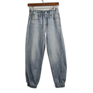 rag & bone Miramar Jogger Jean printed Sweatpants Women's Small Light Wash